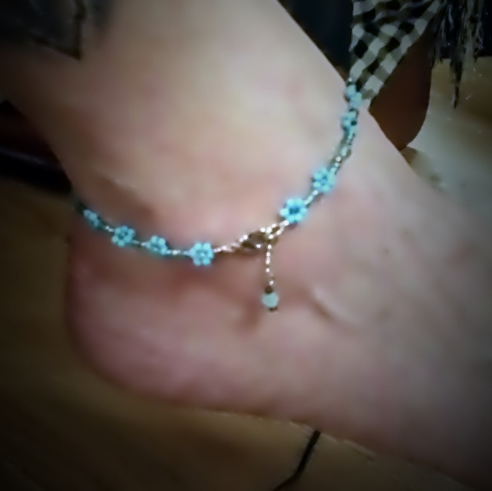 Handmade ankle bracelet